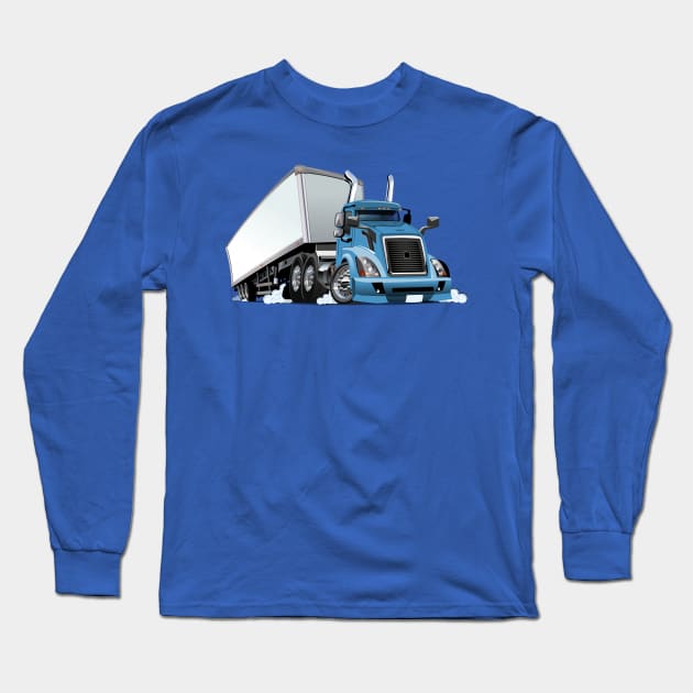 Cartoon truck Long Sleeve T-Shirt by Mechanik